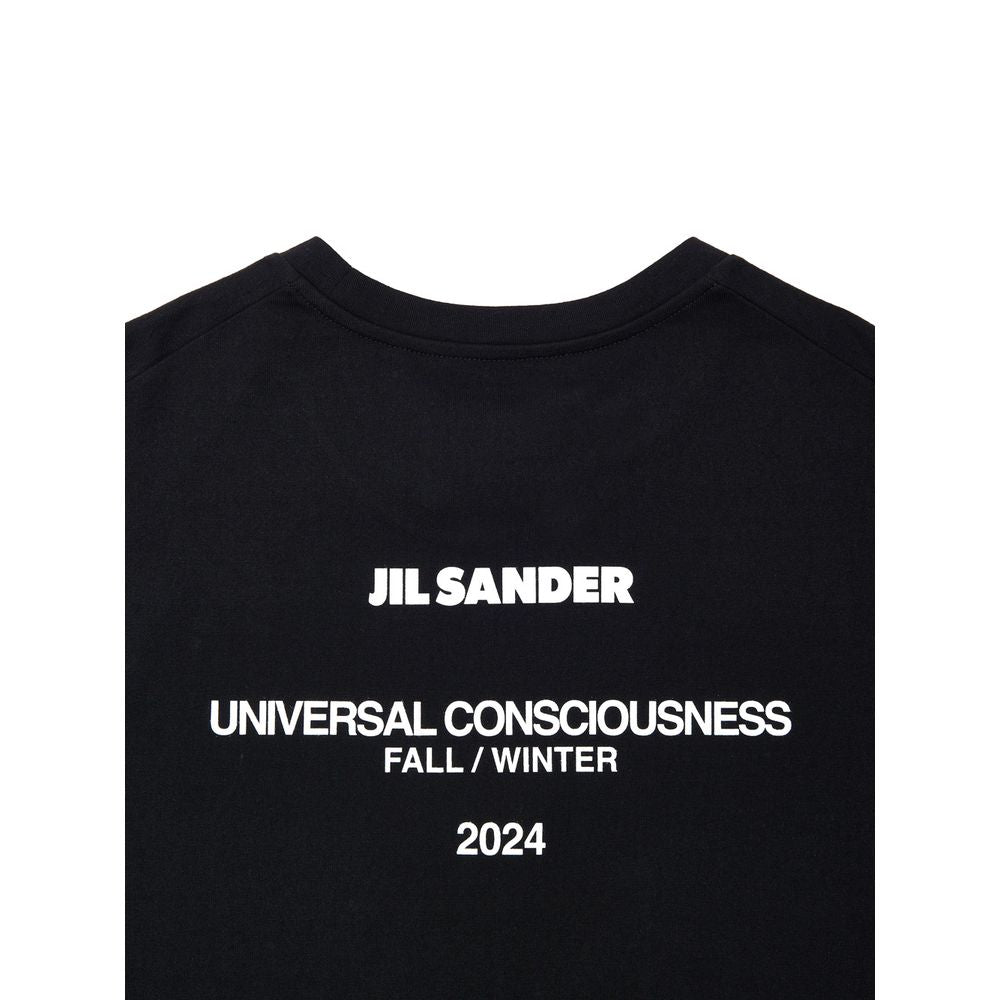 Jil Sander Black Cotton T-Shirt