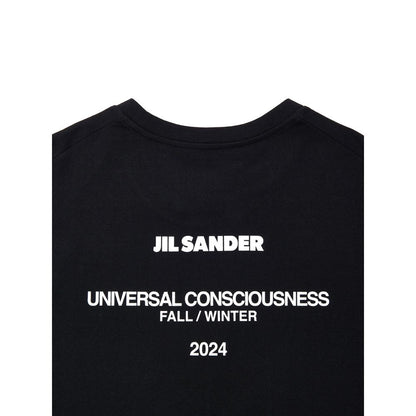Jil Sander Black Cotton T-Shirt