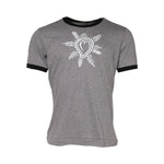 Dolce & Gabbana Gray Sacred Heart Cotton Crew Neck T-shirt TSH91058-48