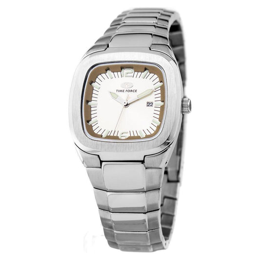 Time Force Silver Stainless Steel Watch TFTF2576L03MAC
