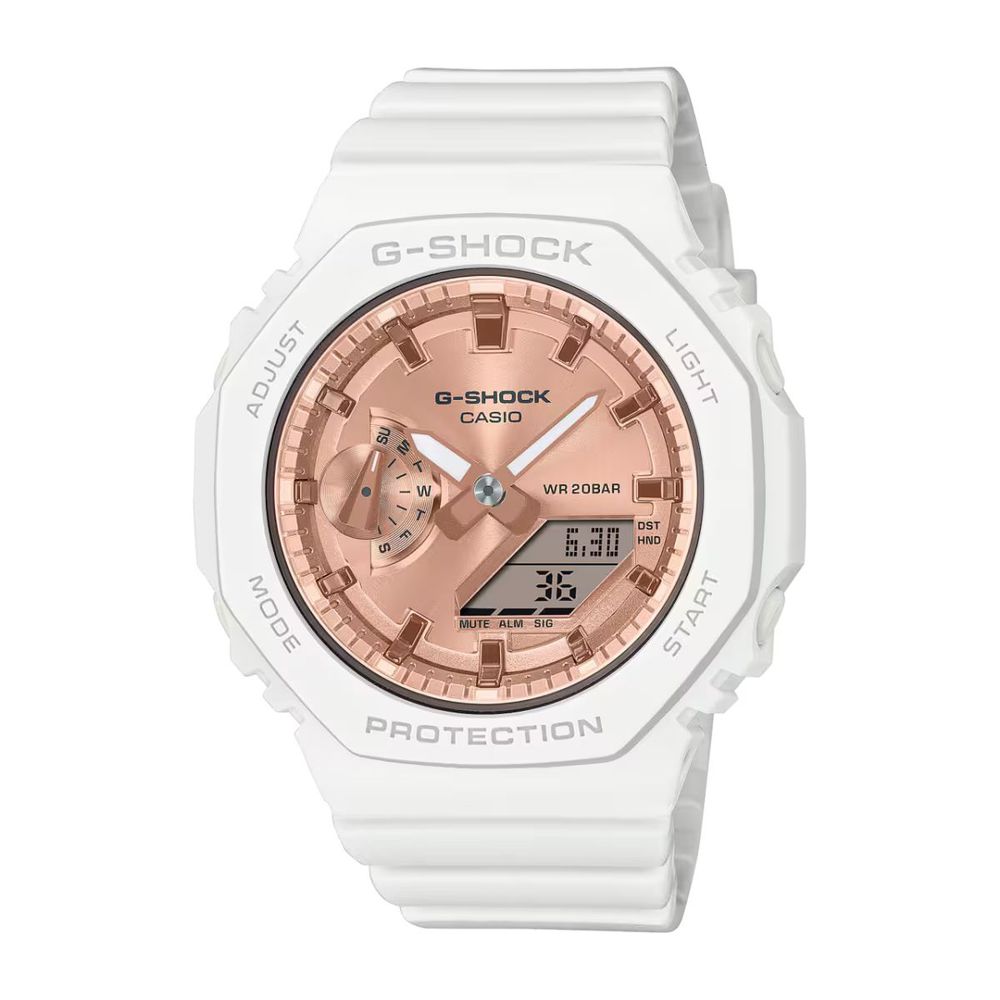 Casio White Resin Sport Watch