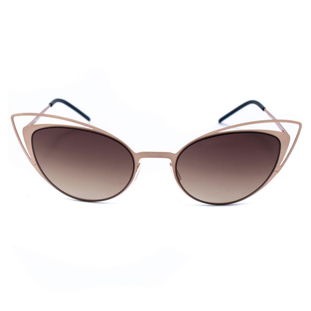 Italia Independent Gold Metal Sunglasses