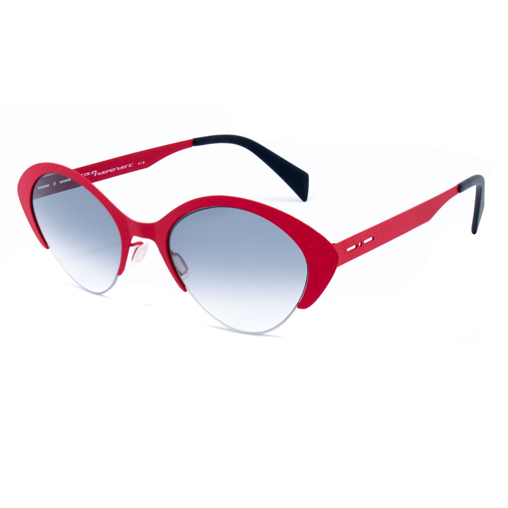 Italia Independent Red Metal Sunglasses
