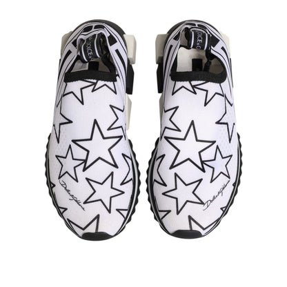 Dolce & Gabbana White Stars Sorrento Low Top Sneakers Shoes