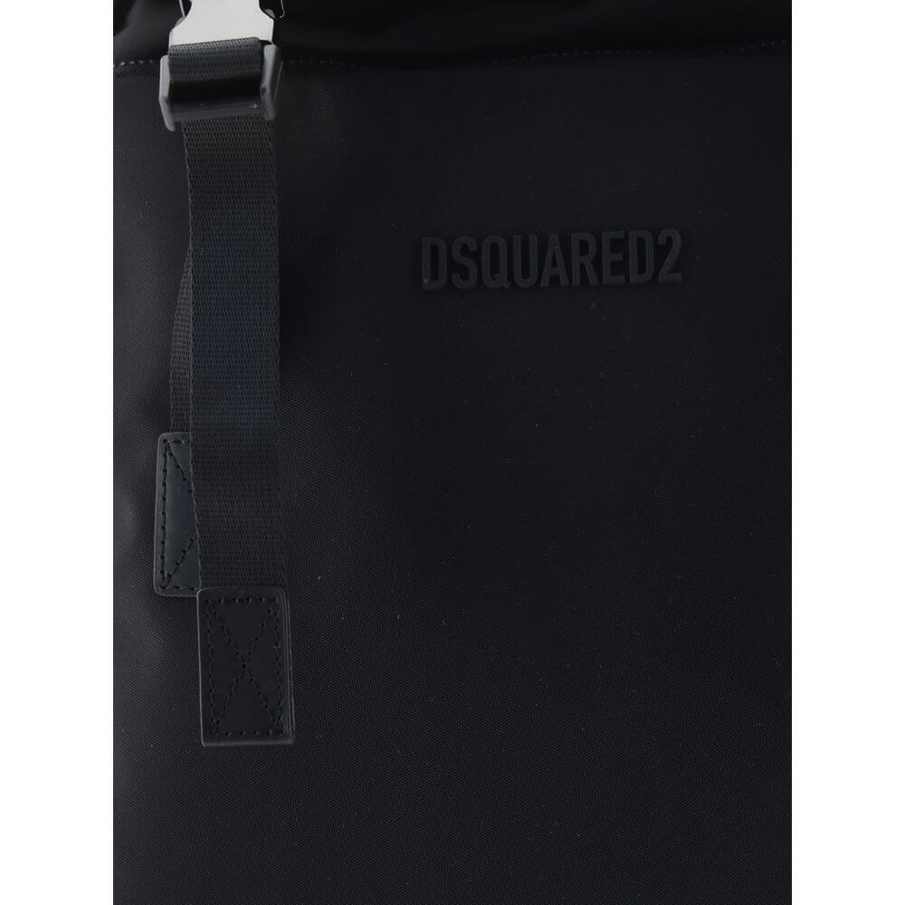 Dsquared² Black Nylon Backpack