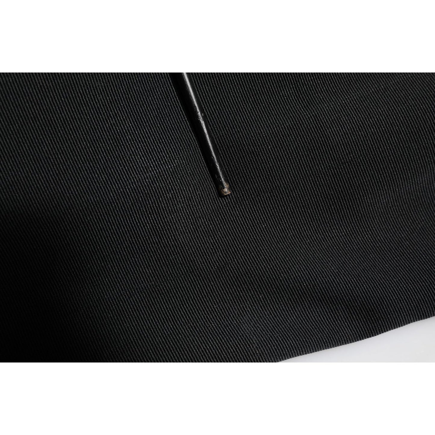 Dolce & Gabbana Black Acetate HighWaist Tapered Trouser Pants