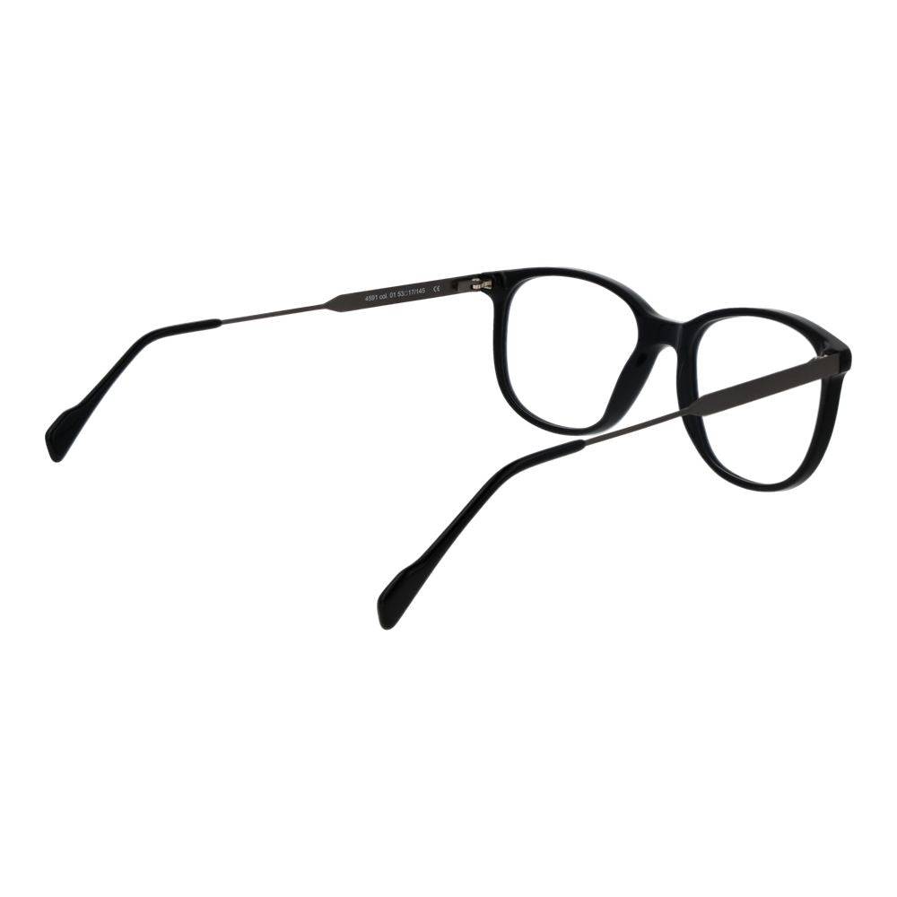 Andy Wolf Black Unisex Glasses Frame