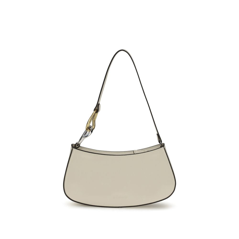 Staud Cream Calf Leather Bos Taurus Shoulder Bag