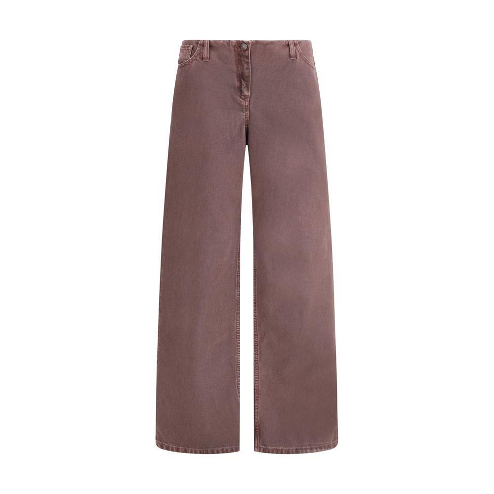Magda Butrym Low waist wide leg Jeans MA-305725BROWN-IT38 | S