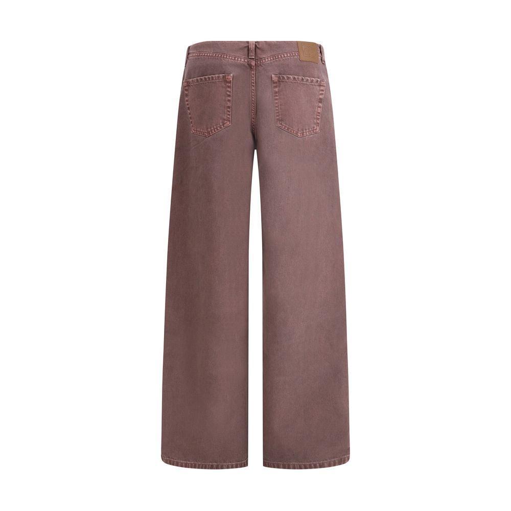 Magda Butrym Low waist wide leg Jeans MA-305725BROWN-IT38 | S