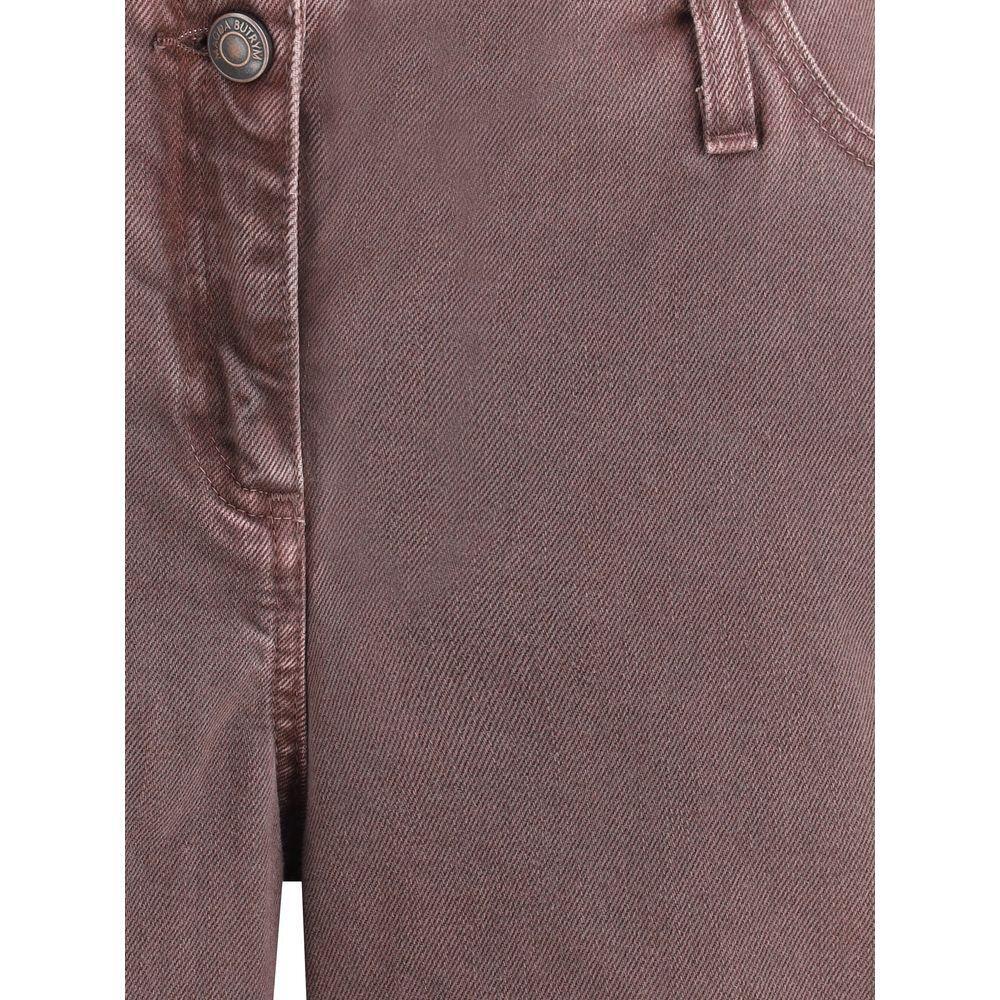 Magda Butrym Low waist wide leg Jeans MA-305725BROWN-IT38 | S