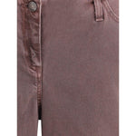 Magda Butrym Low waist wide leg Jeans MA-305725BROWN-IT38 | S