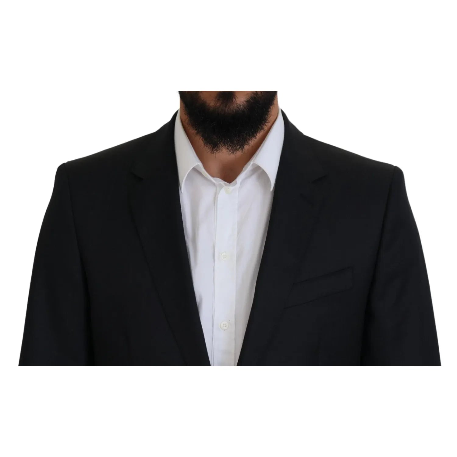 Dolce & Gabbana Melange Grey Wool 2 Piece MARTINI Suit