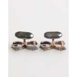 Dolce & Gabbana Gold Tone 925 Sterling Silver DG Logo Accessory Cufflink
