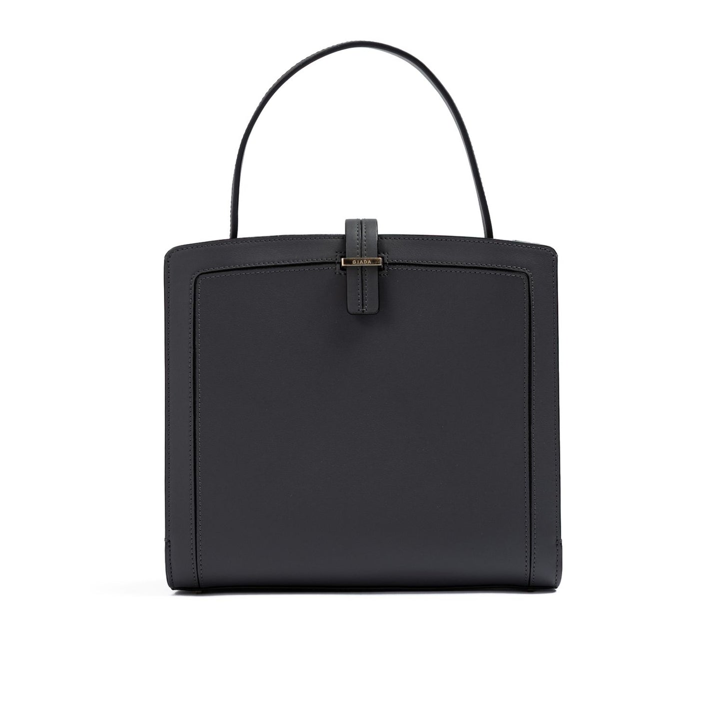 Giada Anthracite Leather Shoulder Bag