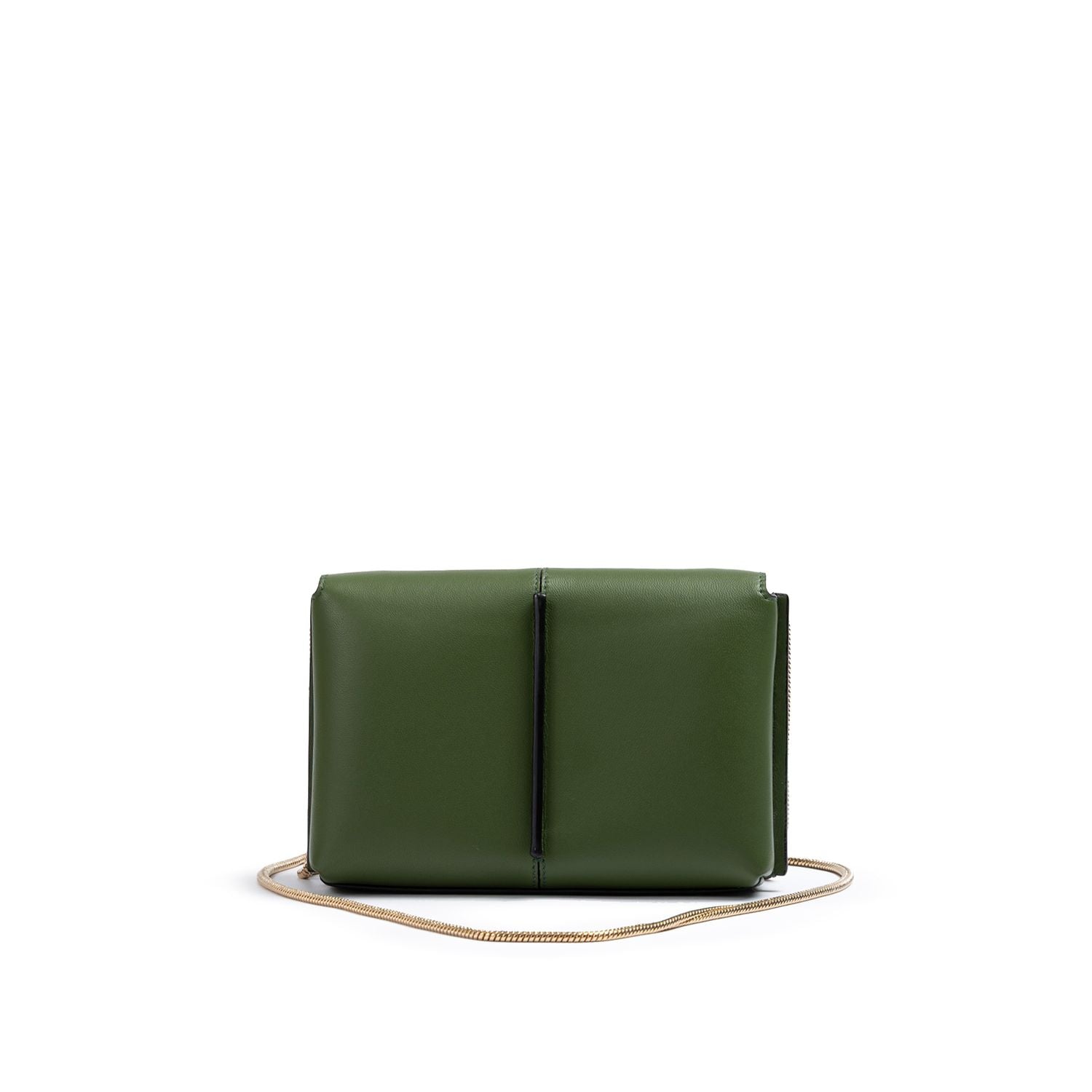 Giada Dark Green Leather Crossbody Bag