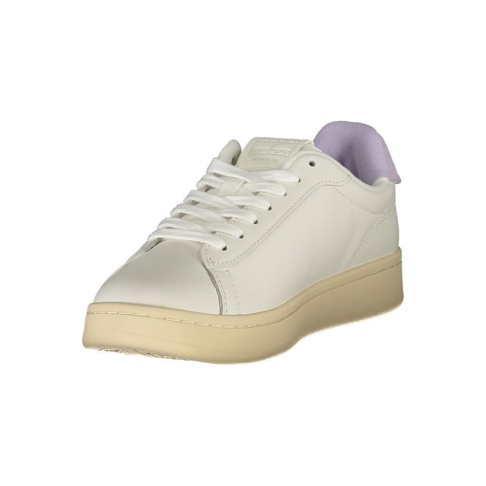 Tommy Hilfiger White Leather Women Sneaker
