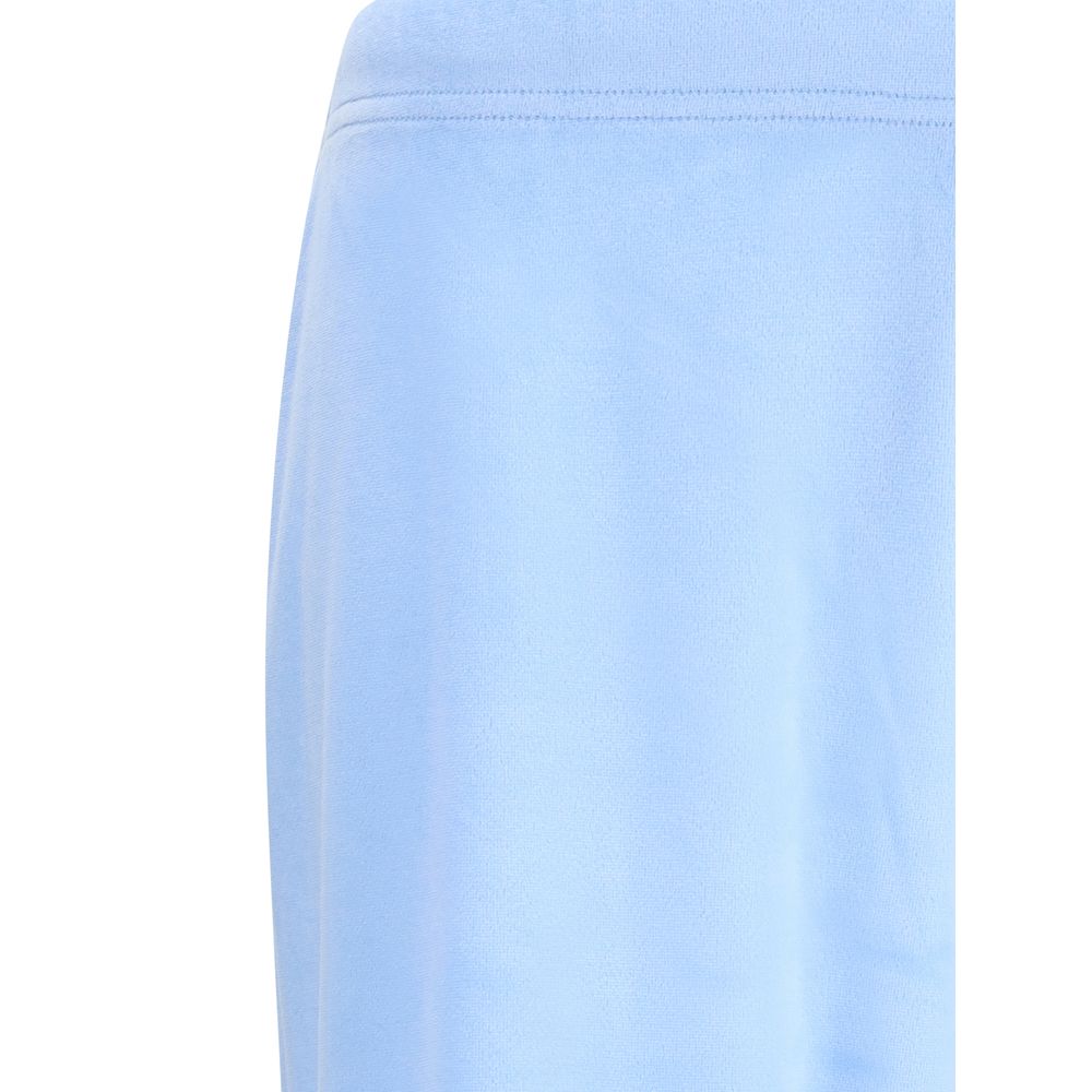 Balenciaga Light Blue Triacetate Casual Pants