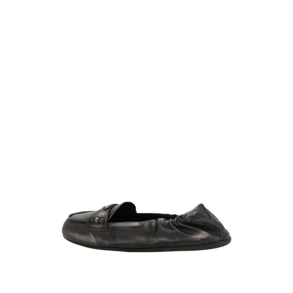 Prada Vintage-effect Leather Loafers PR-8894523179220-EU36/US6