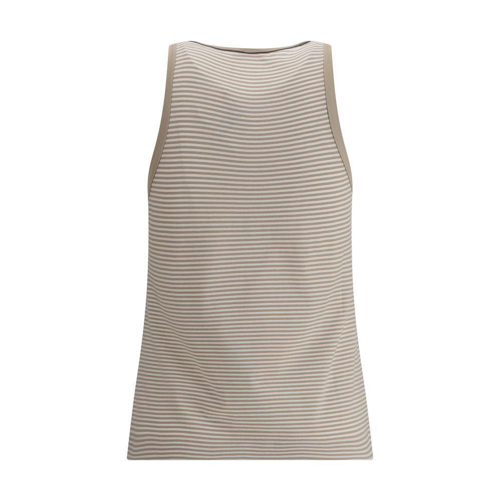 Brunello Cucinelli Striped Tank Top BR-MP928EO510C7015-XL