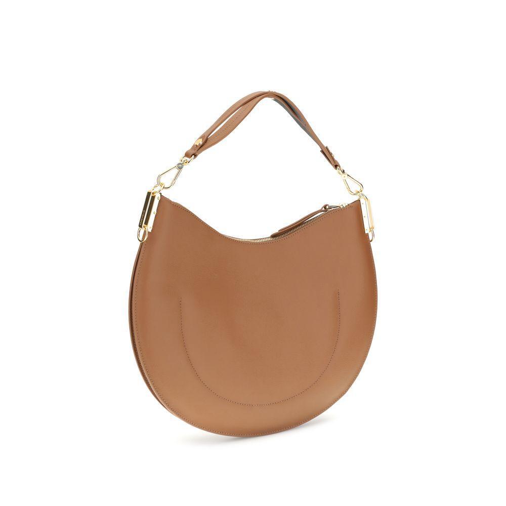 Front view with bag zipped and handles upright.