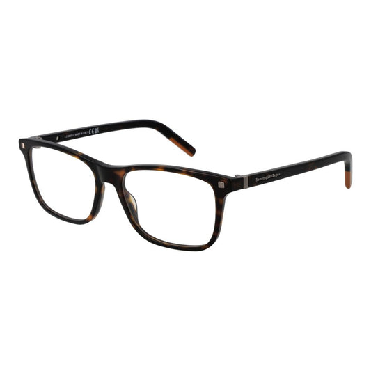 Ermenegildo Zegna Brown Men Glasses Frame