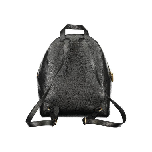 Coccinelle Black Leather Women Backpack CO-39552
