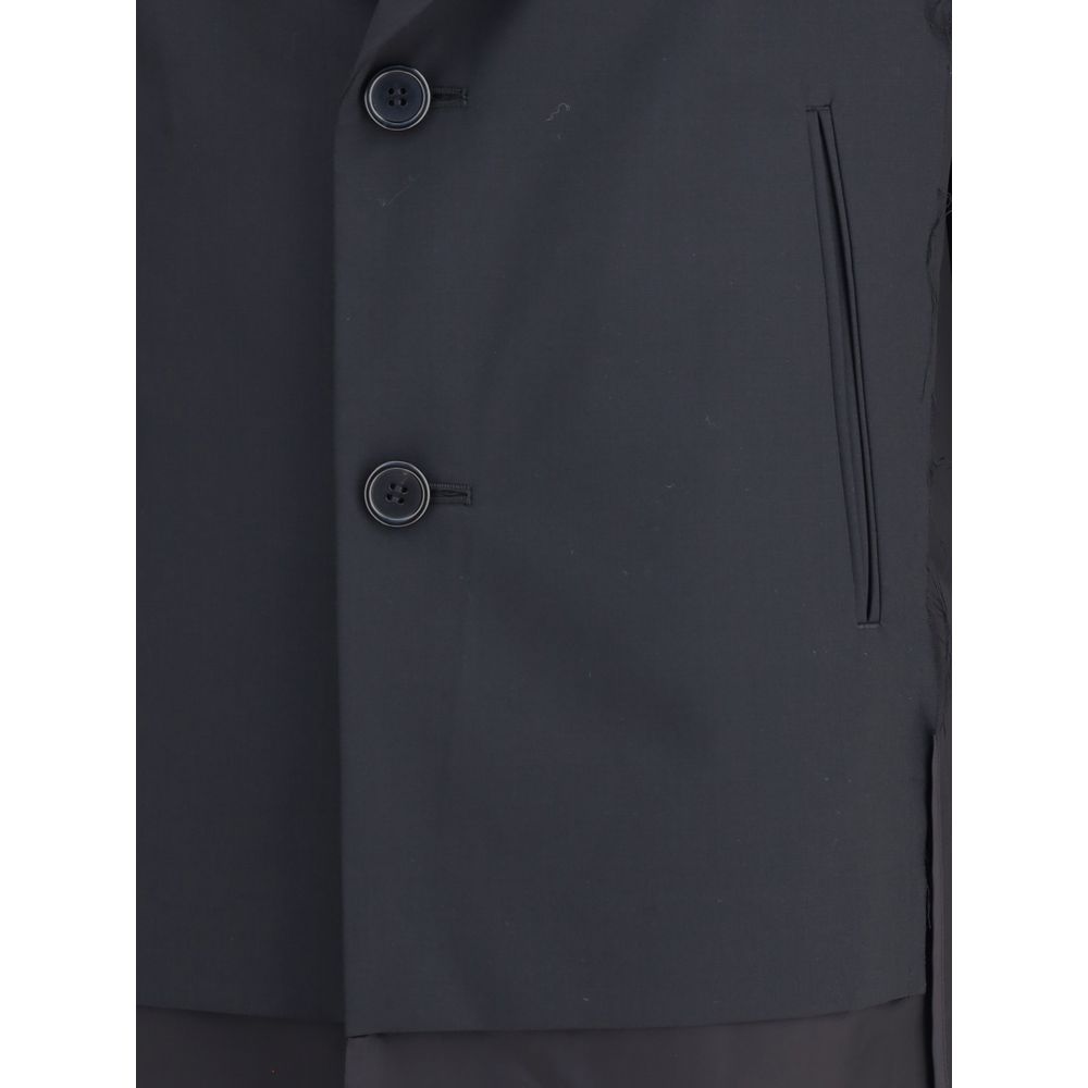 Undercover Black Polyester Coat