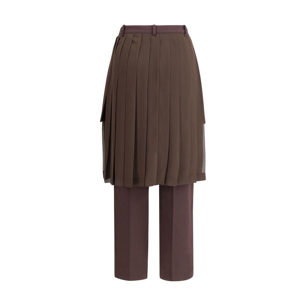 Undercover Organza Pants UN-UP2E1506BROWN-2