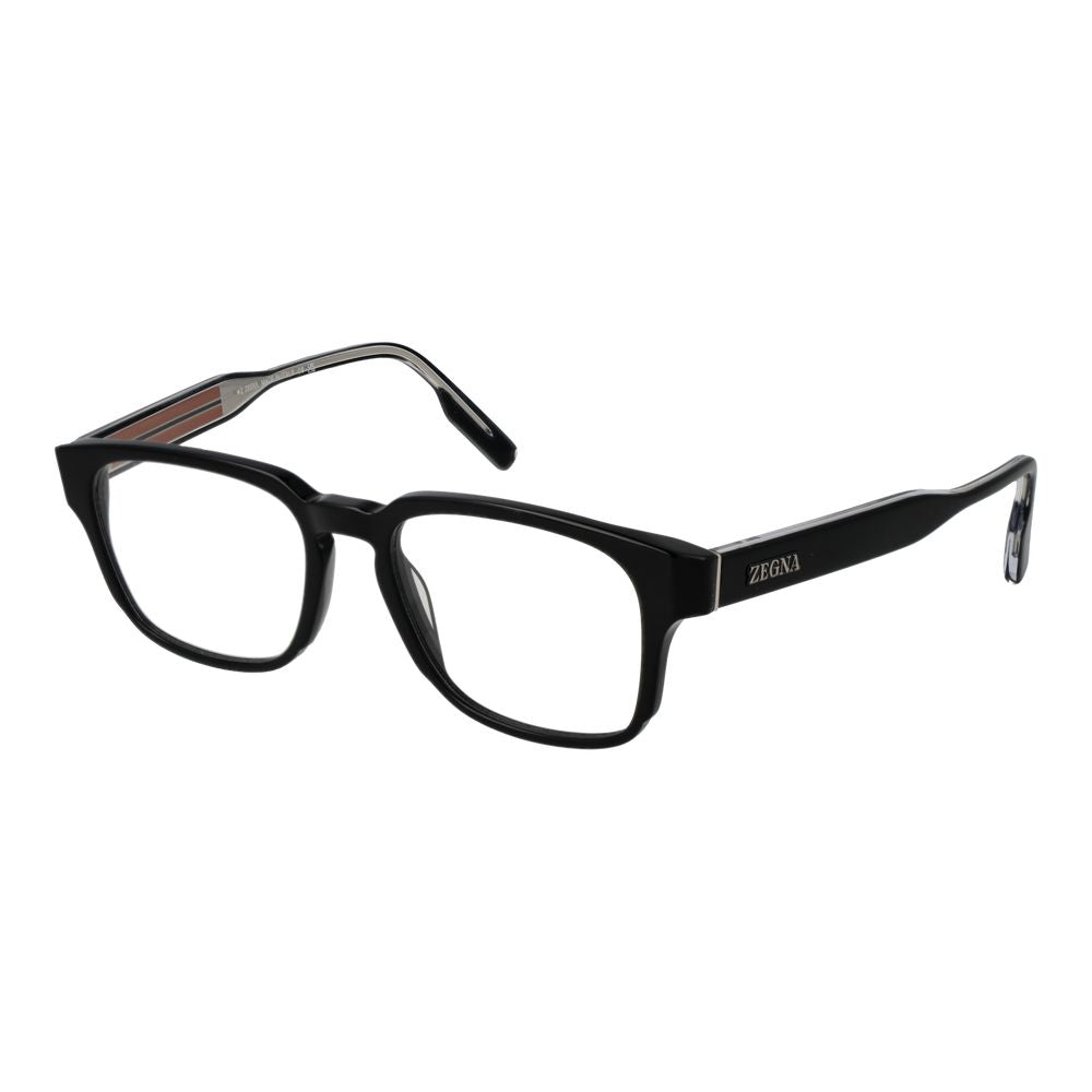 Ermenegildo Zegna Black Men Glasses Frame
