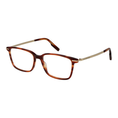 Ermenegildo Zegna Brown Men Glasses Frame