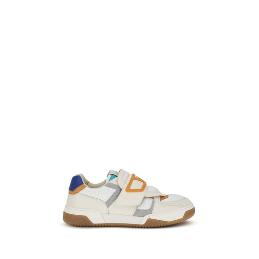 Valentino Garavani Multicolor Calf Leather Bos Taurus Athletic Sneakers