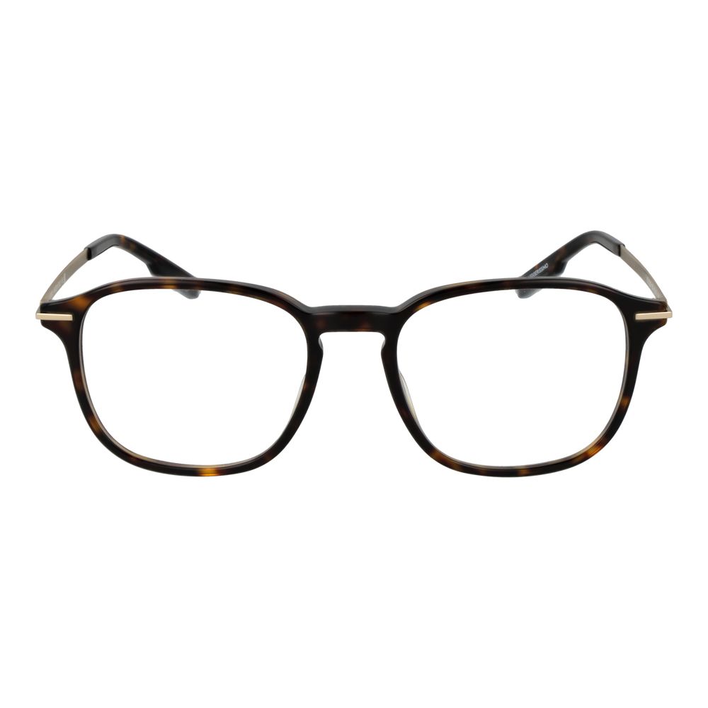 Ermenegildo Zegna Brown Men Glasses Frame