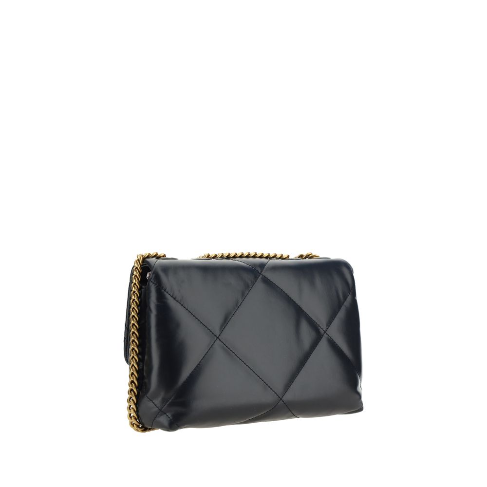 Front view with bag zipped and handles upright.