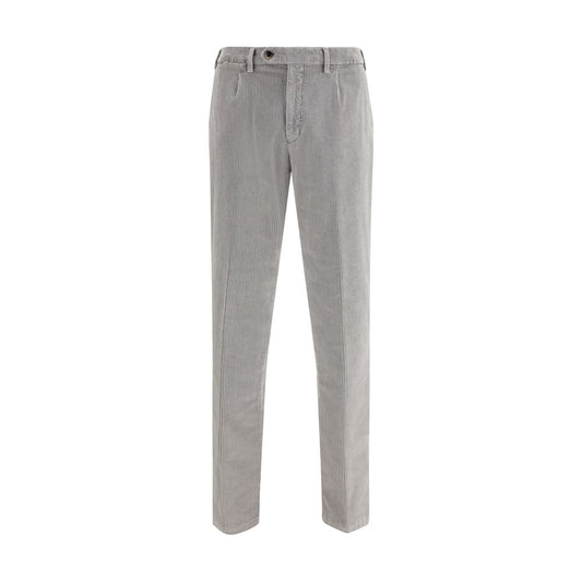 Germano Gray Cotton Casual Pants