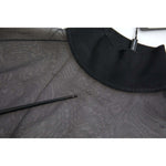 Dolce & Gabbana Black Mesh Turtleneck Sheer Blouse Top