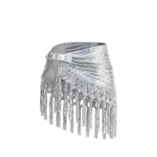 Rabanne Silver Belt RA-25AAA0248MET774P040-UNI