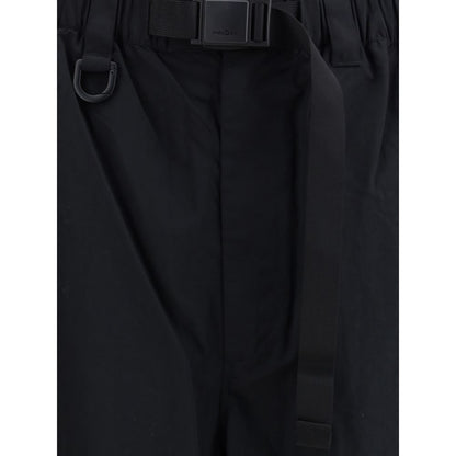 Y-3 Black Nylon Casual Pants