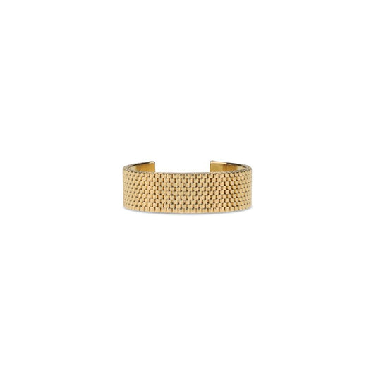 Jil Sander Gold Brass Bracelet