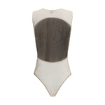Courrèges Satin illusion hoop Bodysuit