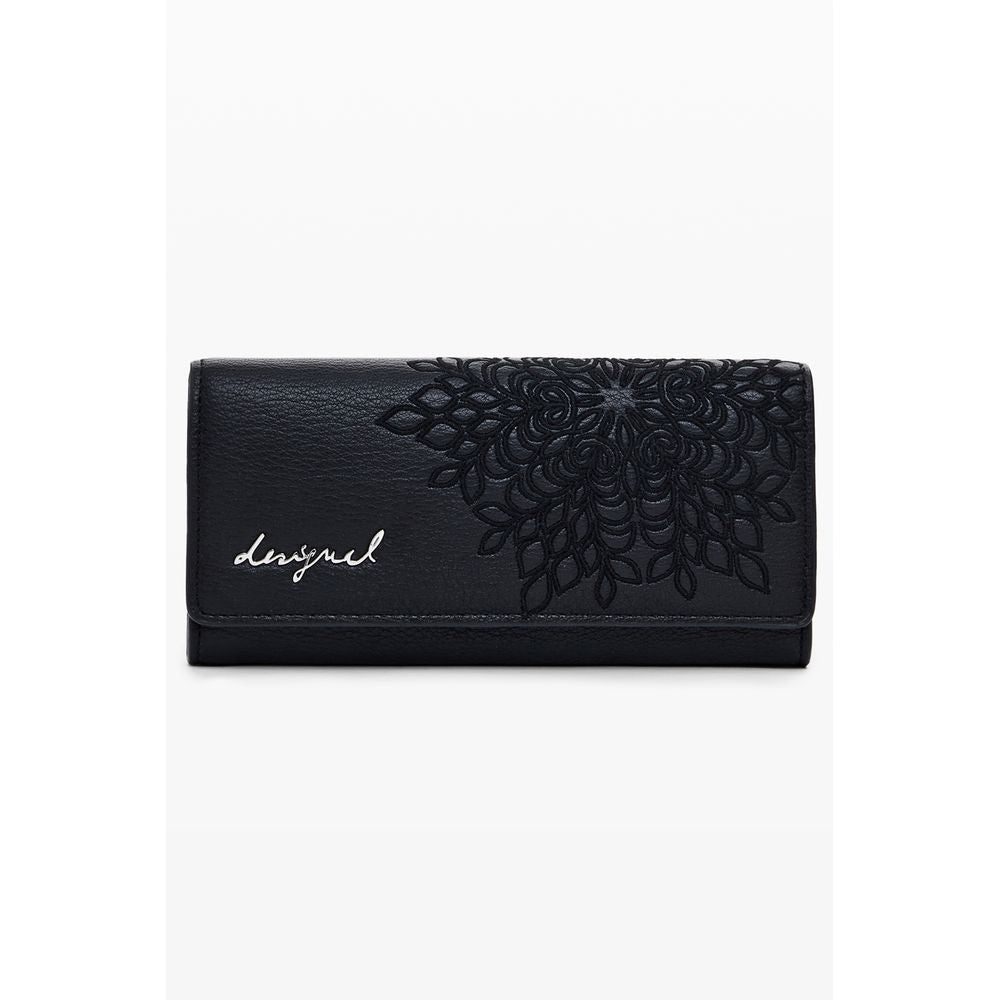 Desigual Black Polyethylene Wallet