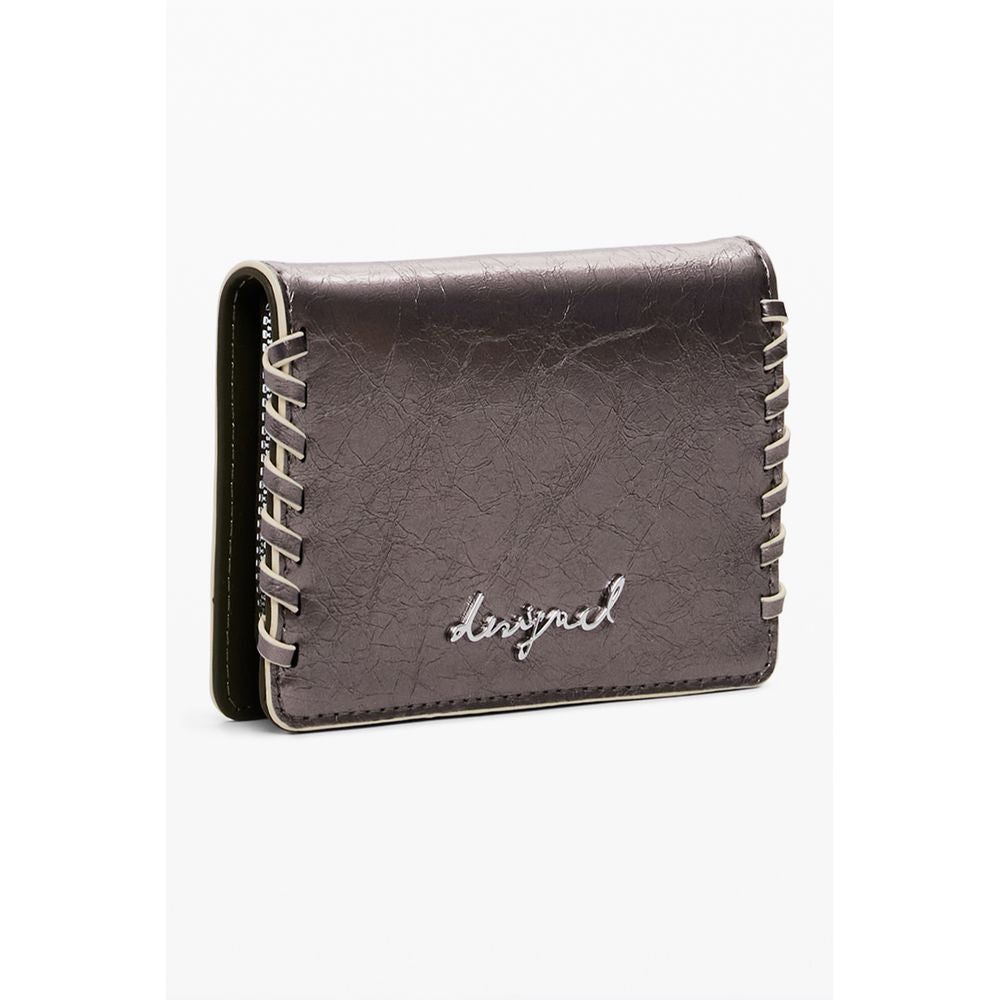 Desigual Bronze Polyethylene Wallet