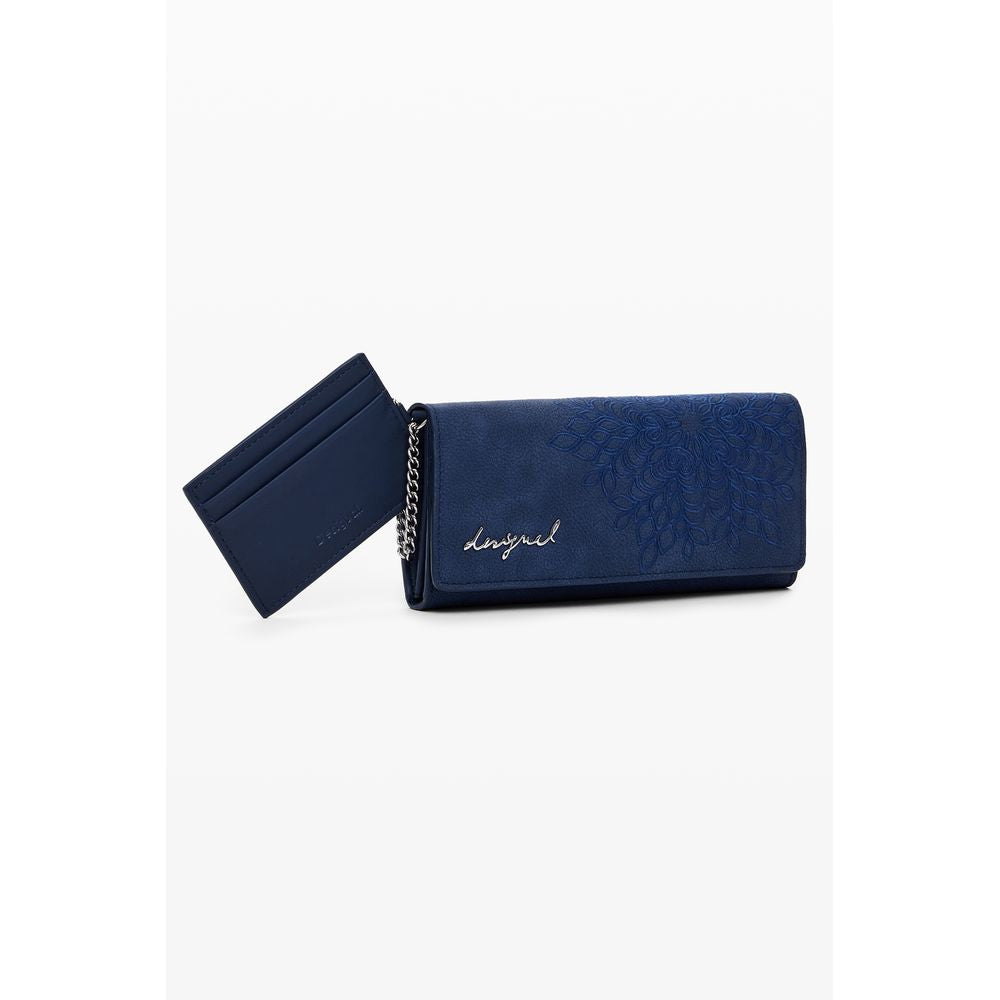 Desigual Blue Polyethylene Women Wallet