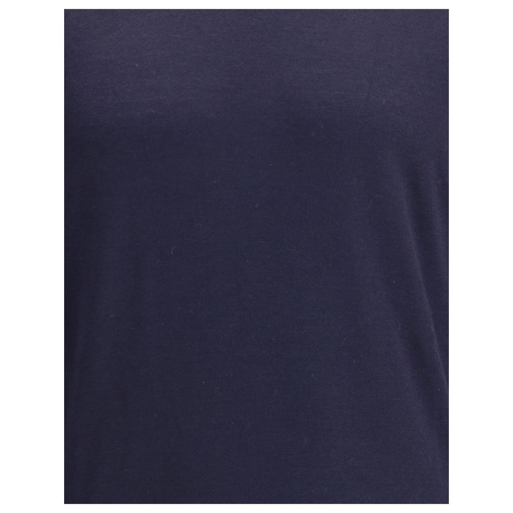 ZEGNA Blue Cashmere Turtleneck sweater, showcasing a timeless design with ribbed cuffs and hem for a sophisticated fit.