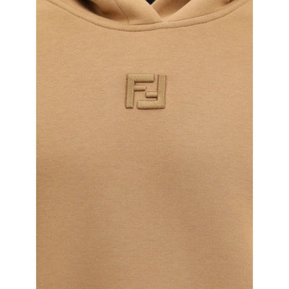 Fendi Beige Cotton Sweatshirt