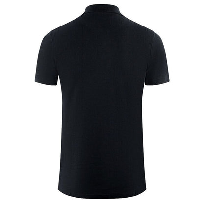Aquascutum Black Cotton Men's Polo Shirt