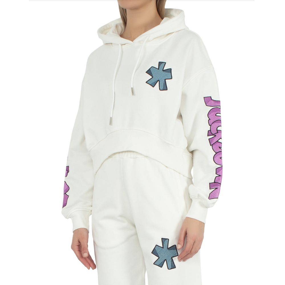 Comme Des Fuckdown White Cotton Women Sweater