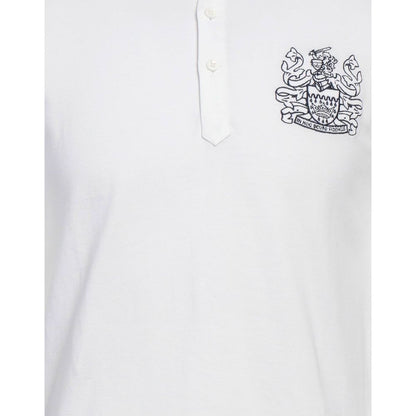 Aquascutum White Cotton Men's Polo Shirt