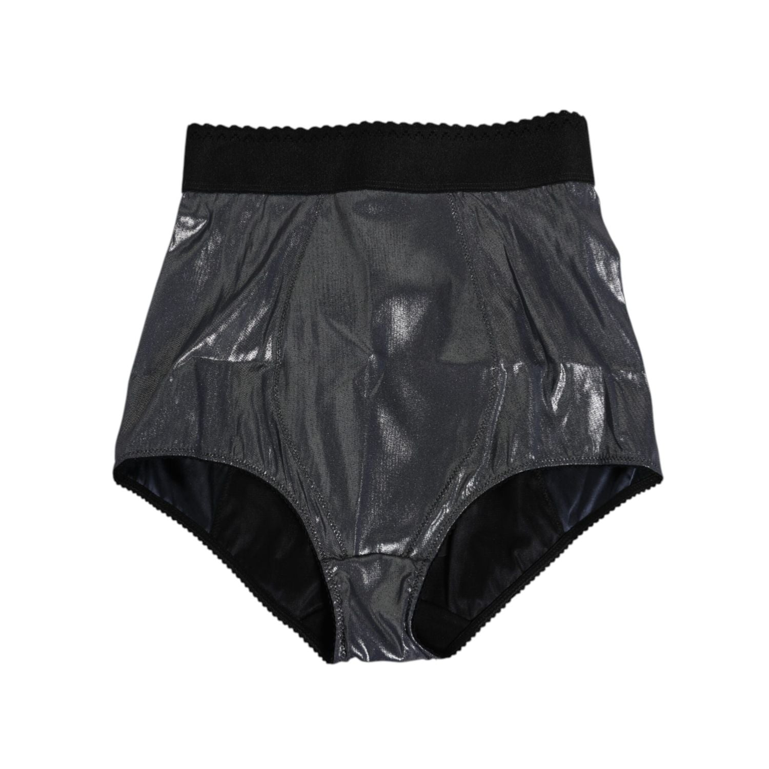 Dolce & Gabbana Gray Silk Stretch Slip Girdle Panty Underwear