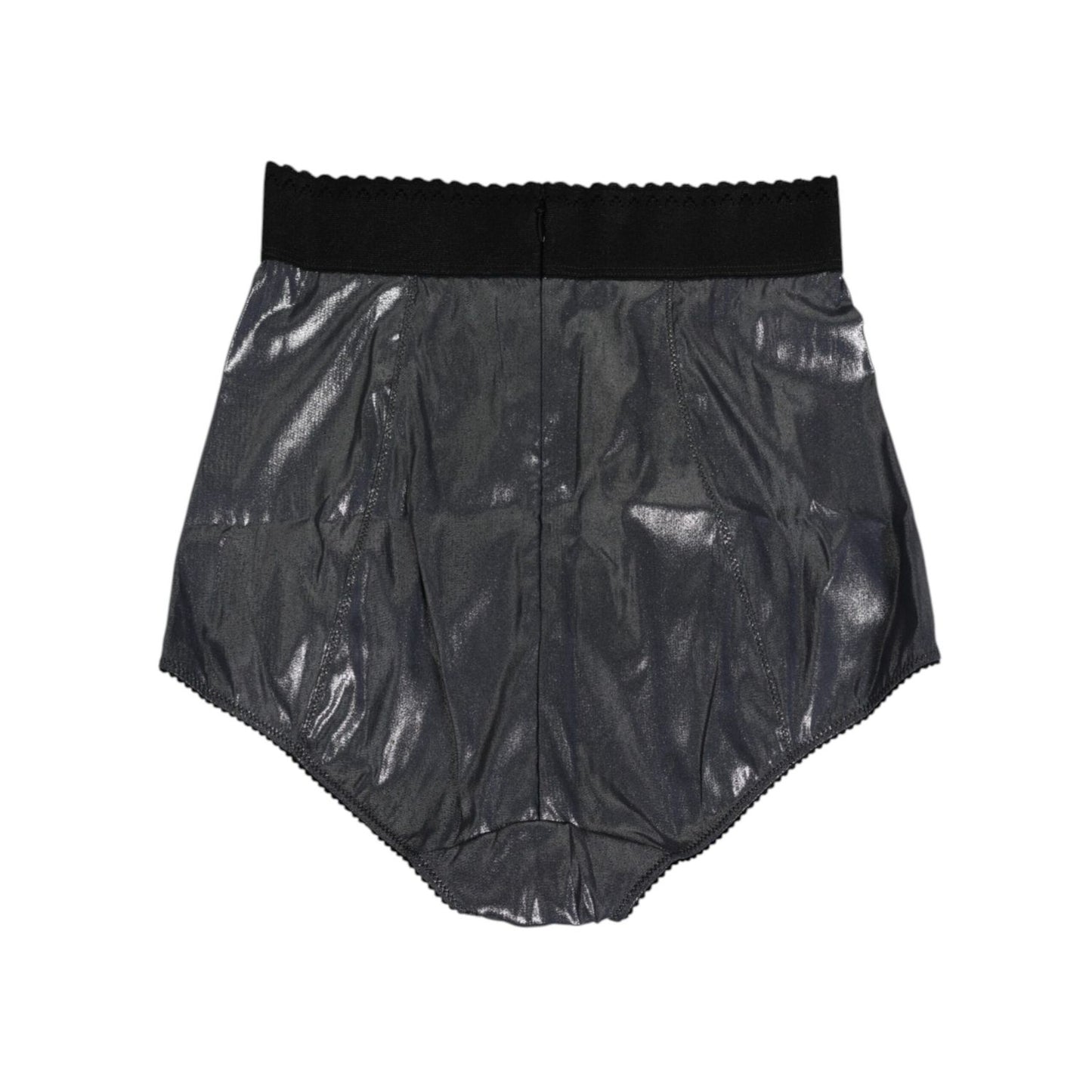 Dolce & Gabbana Gray Silk Stretch Slip Girdle Panty Underwear